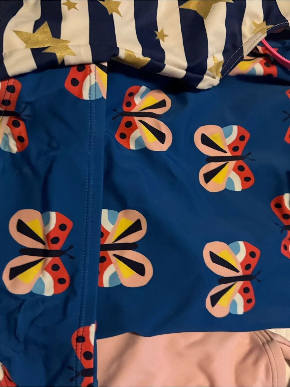 Hanna Andersson Girls Swimwear Bundle - Navy, Blue, Pink, Rainbow